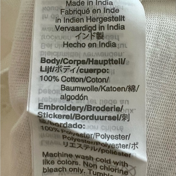 J.CREW EYELET SCALLOPED TRIM PETITE SHIFT DRESS - Picture 10 of 11